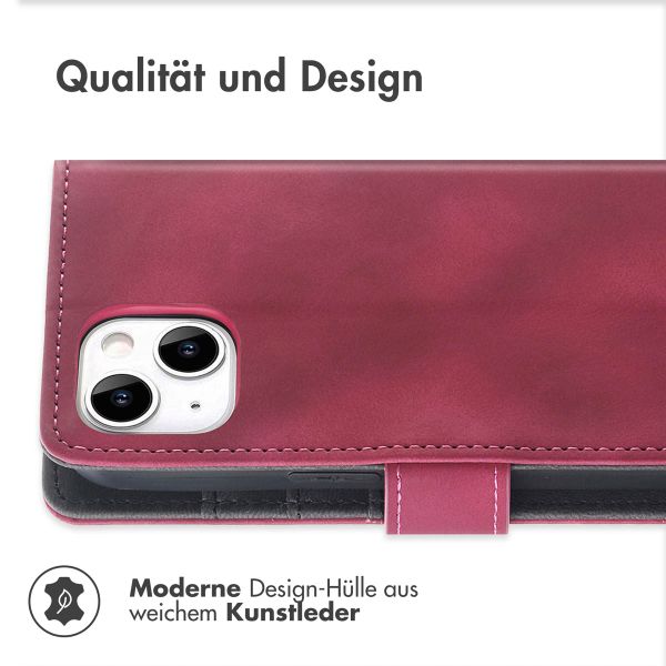 imoshion ﻿Klapphülle mit Kordel für das iPhone 14 - Rot