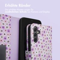 imoshion ﻿Design Klapphülle für das Samsung Galaxy A34 (5G) - Purple Flowers