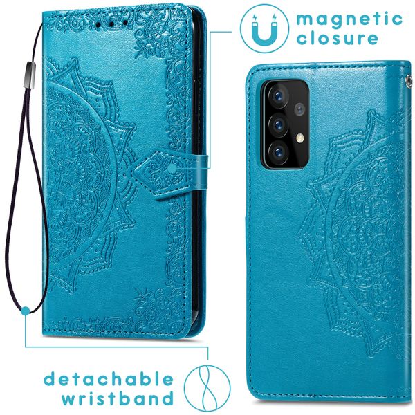 imoshion Mandala Klapphülle Samsung Galaxy A72 - Türkis
