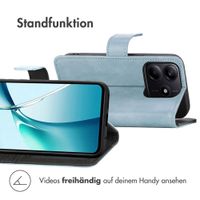 imoshion Luxuriöse Klapphülle Xiaomi Redmi Note 14 (5G) - Hellblau