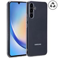 Accezz 100% recyceltes TPU Clear Cover für das Samsung Galaxy A34 (5G)  - Transparent