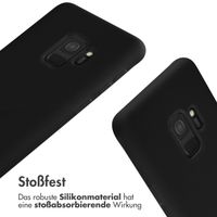 imoshion Silikonhülle mit Band für das Samsung Galaxy S9 - Schwarz