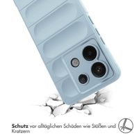 imoshion EasyGrip Back Cover für das Xiaomi Poco X6 Pro - Hellblau