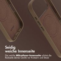Accezz MagSafe Leather Backcover Apple iPhone 17 Pro Max - Kaffeebraun