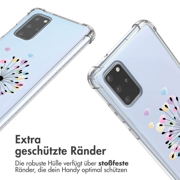 imoshion Design Hülle mit Band für das Samsung Galaxy S20 Plus - Sandstone Dandelion