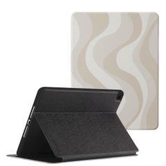 Selencia Vivid Klapphülle Apple iPad 9 (2021) 10.2 Zoll / iPad 8 (2020) 10.2 Zoll / iPad 7 (2019) 10.2 Zoll - Desert Waves Beige