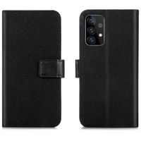 imoshion Luxuriöse Canvas-Klapphülle Samsung Galaxy A72 - Schwarz
