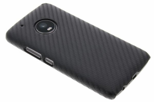 Carbon Look Hardcase-Hülle für Motorola Moto G5 Plus