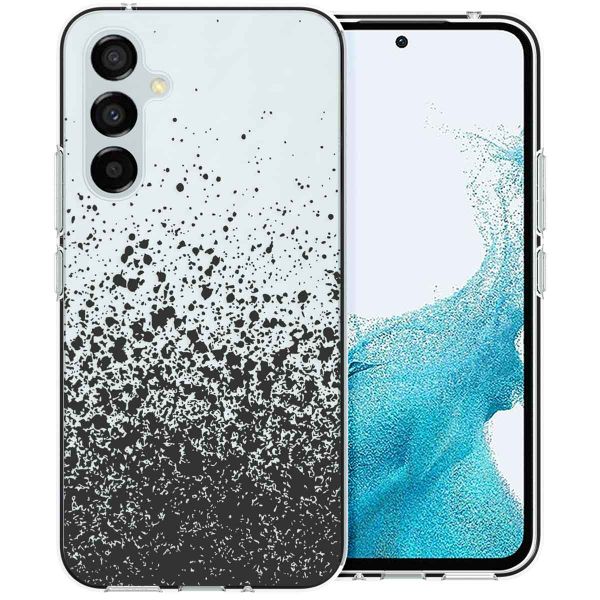 imoshion Design Hülle für das Samsung Galaxy A54 (5G) - Spritzer - Schwarz