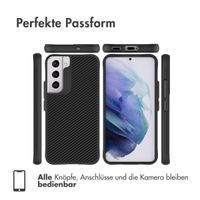 imoshion Rugged Hybrid Carbon Case Samsung Galaxy S22 - Schwarz