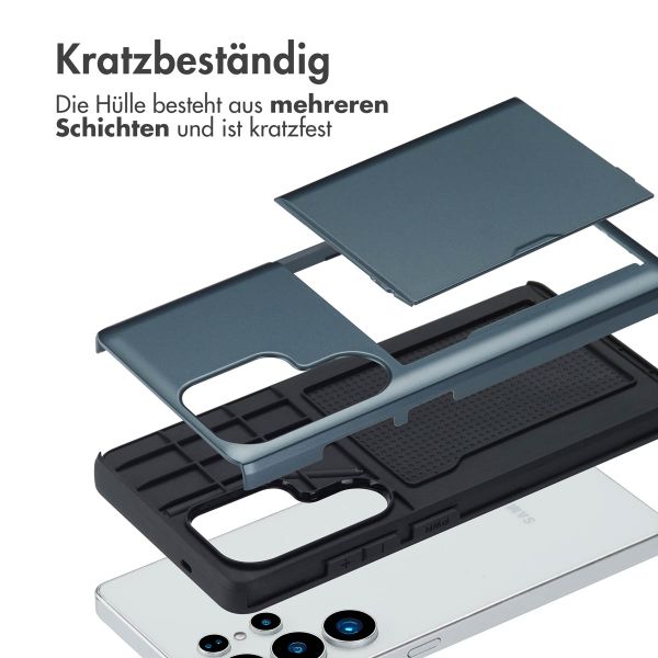 imoshion Backcover mit Kartenfach Samsung Galaxy S25 Ultra - Dunkelblau