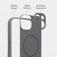 Accezz Grip Backcover mit MagSafe Apple iPhone 13 - Grau