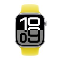 Apple Silikon Solo Loop für  Apple Watch Series 1 - 9 / SE (38/40/41 mm) | Series 10 / 11 (42 mm) - Größe 0 - Star Fruit