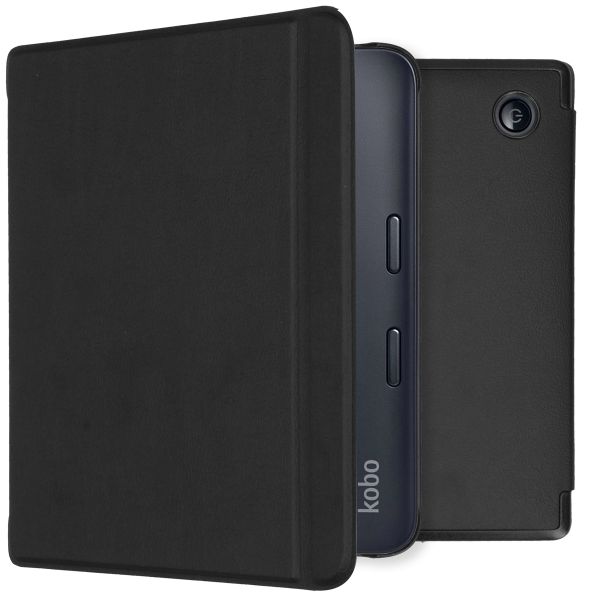 imoshion Slim Hard Case Klapphülle Kobo Libra 2 / Tolino Vision 6 - Schwarz