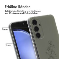 imoshion Design Hülle für das Samsung Galaxy S23 FE - Floral Green