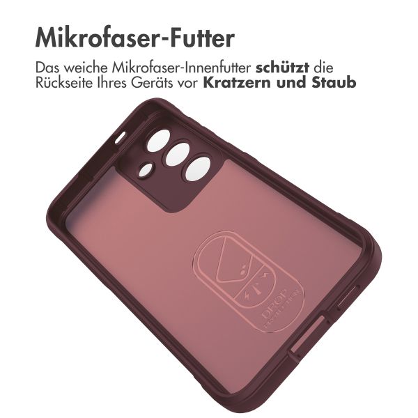 imoshion EasyGrip Back Cover für das Samsung Galaxy S24 Plus - Aubergine 