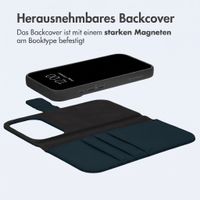 imoshion Herausnehmbare 2-in-1 Luxus-Bookcase Apple iPhone 18 Pro Max / 17 Pro Max - Blau
