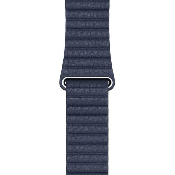 Apple Lederarmband für  Apple Watch | 44/45/46/49 mm - Größe L - Diver Blue
