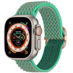 imoshion Elastisches Nylonarmband für das  Apple Watch Series 1 t/m 11 / SE / Ultra (44/45/46/49 mm) - Türkis