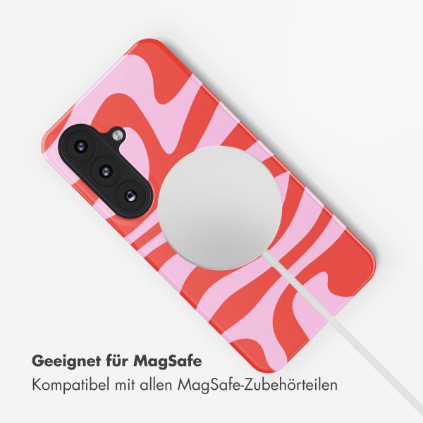 Selencia Vivid Rückabdeckung mit MagSafe Samsung Galaxy S26 - Dream Swirl Pink