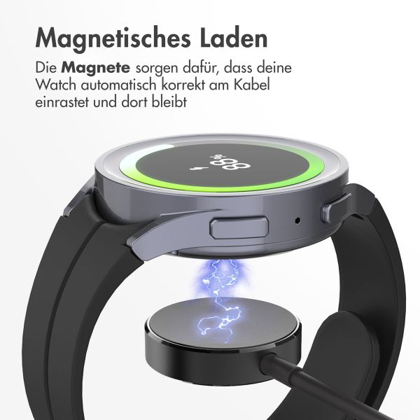 imoshion Ladekabel für die Samsung Galaxy Watch USB-C und USB-A - 0,5 Meter