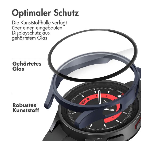 imoshion Full Cover Hard Case Samsung Galaxy Watch 4 - 44 mm - Dunkelblau