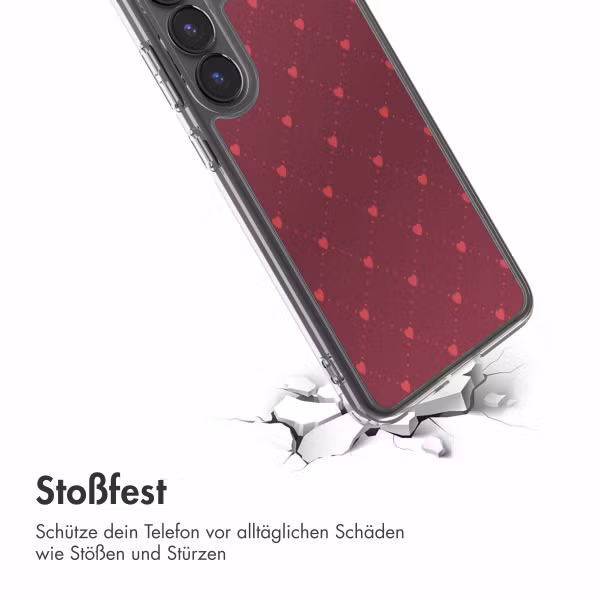 imoshion Design Hülle Samsung Galaxy S25 FE - Crush Check Coral Dust