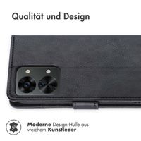 imoshion Luxuriöse Klapphülle OnePlus Nord 2T - Schwarz