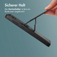 imoshion Backcover mit Kartenfach und Ständer Samsung Galaxy S26 Plus - Schwarz