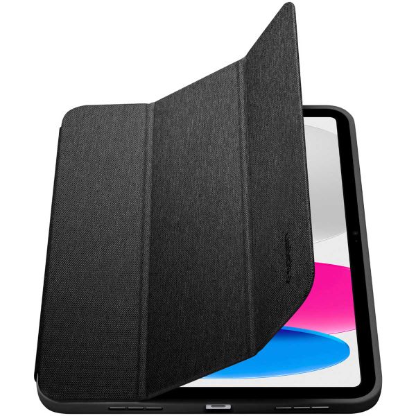 Spigen Urban Fit Klapphülle Apple iPad 11 (2025) 11 Zoll A16 / iPad 10 (2022) 10.9 Zoll - Schwarz