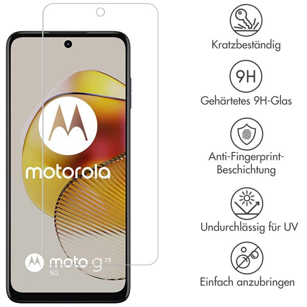 Selencia Screen Protector aus gehärtetem Glas Motorola Moto G73