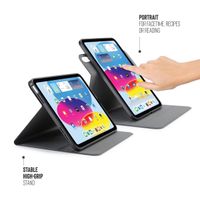 Pipetto Origami No5 Rotating Folio Case für das iPad Air 13 Zoll (2024) M2 - Schwarz