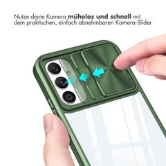 imoshion Back Cover mit Kameraschieber Samsung Galaxy A34 (5G) - Dunkelgrün