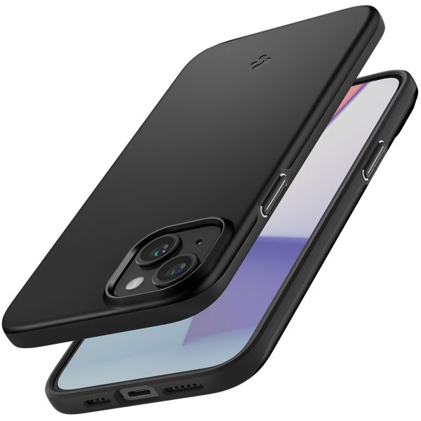 Spigen Thin Fit™ Hardcase für das Apple iPhone 15 - Schwarz