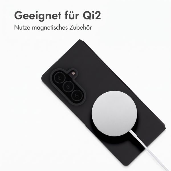Accezz Liquid Silikoncase mit MagSafe Samsung Galaxy Z Fold 8 Ultra - Schwarz