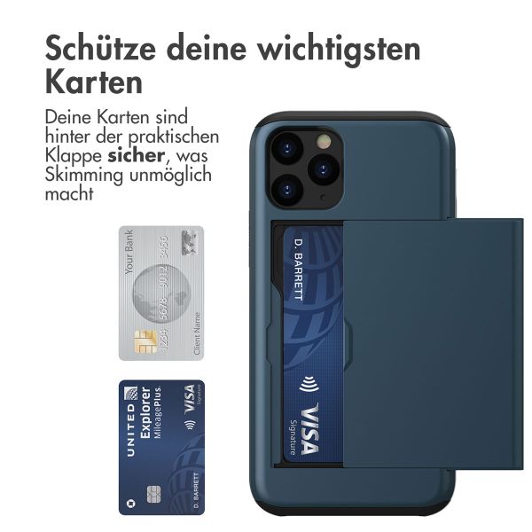 imoshion Backcover mit Kartenfach Apple iPhone 11 Pro - Dunkelblau