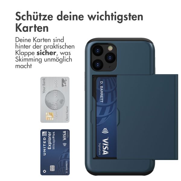 imoshion Backcover mit Kartenfach für das iPhone 11 Pro - Dunkelblau