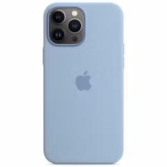 Apple Silikon-Case MagSafe für das Apple iPhone 13 Pro Max - Blue Fog