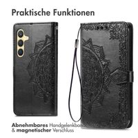 imoshion Mandala Klapphülle Samsung Galaxy S24 Plus - Schwarz
