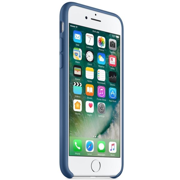 Apple Silikon-Case Ocean Blue für das Apple iPhone SE (2022 / 2020) / 8 / 7