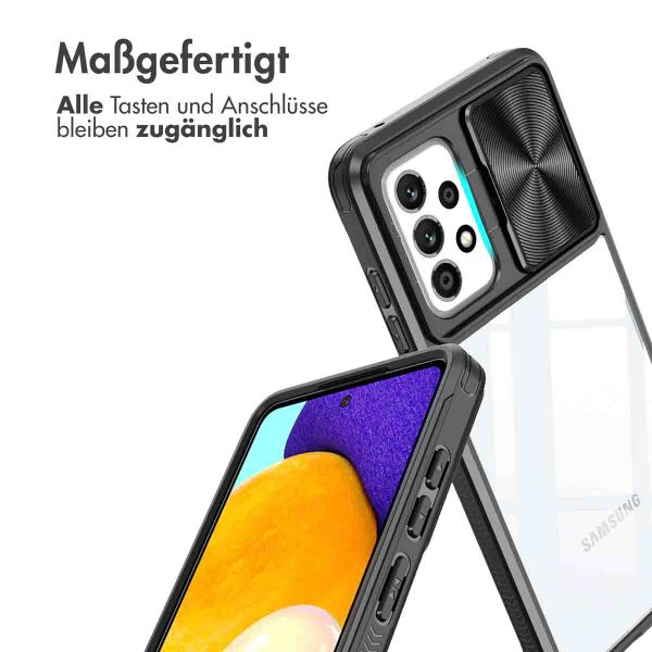 imoshion Back Cover mit Kameraschieber für das Samsung Galaxy A52(s) (5G/4G) - Schwarz