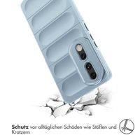 imoshion EasyGrip Back Cover für das Honor 90 Pro - Hellblau