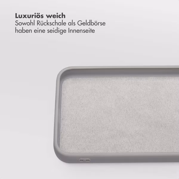 Selencia Olyn Abnehmbare Bookcase mit MagSafe Samsung Galaxy A36 - Grau