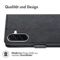imoshion Luxuriöse Klapphülle Samsung Galaxy A57 (5G) - Schwarz