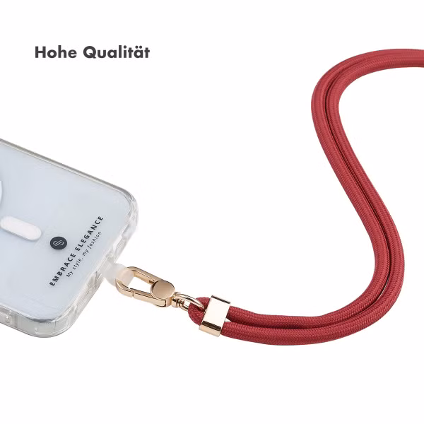 Selencia Universal-Handykette - Copper Red