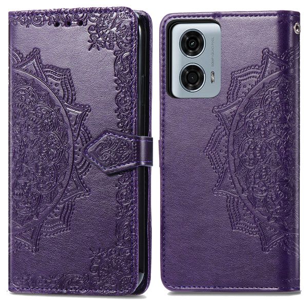 imoshion Mandala Klapphülle für das Motorola Moto G24 Power - Violett