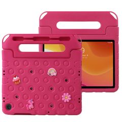 imoshion Kindersichere Schutzhülle mit abnehmbaren Ansteckern Samsung Galaxy Tab A11 Plus / A9 Plus - Rosa