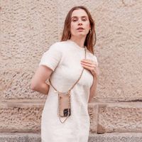 Dutchies Back Cover mit Kartenfach Apple iPhone 15 Pro - Beige