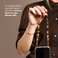 Selencia Handgelenkband mit Natursteinen - Earth Tones