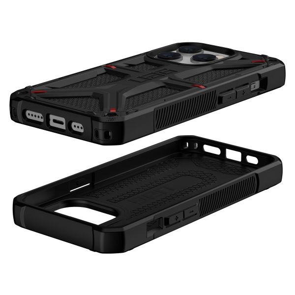 UAG Monarch Backcover für das Apple iPhone 14 Pro - Kevlar Black